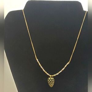 Coldwater Creek Pinecone Necklace